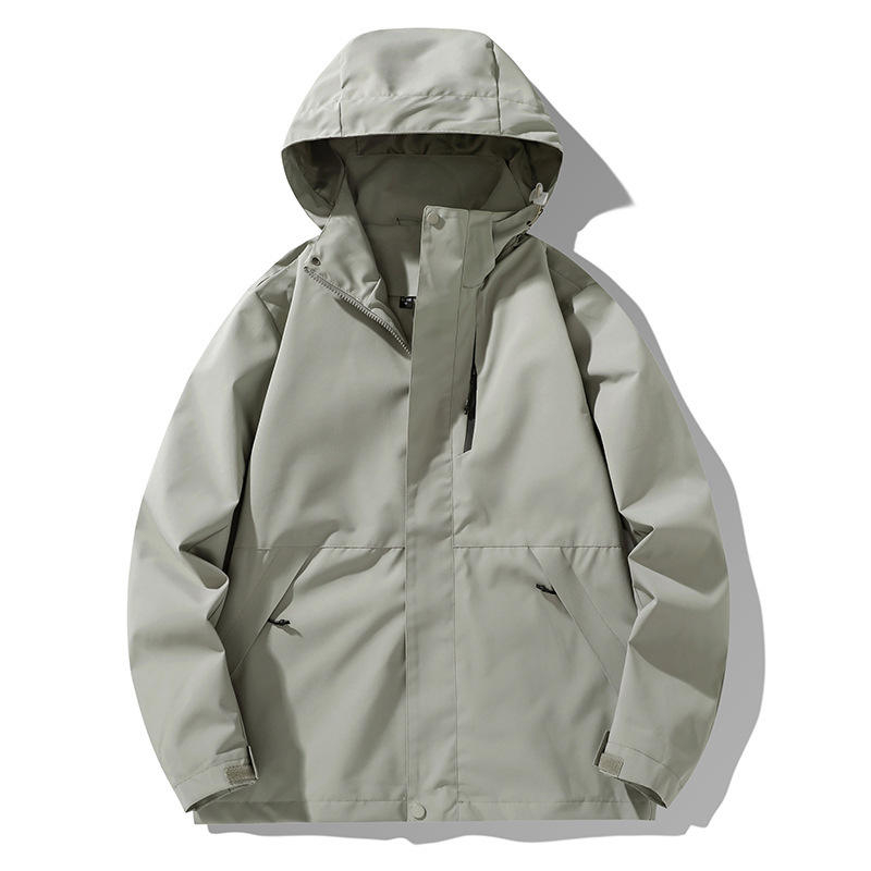 Heavy-Duty Cream Colored Full-Length Rain Mac